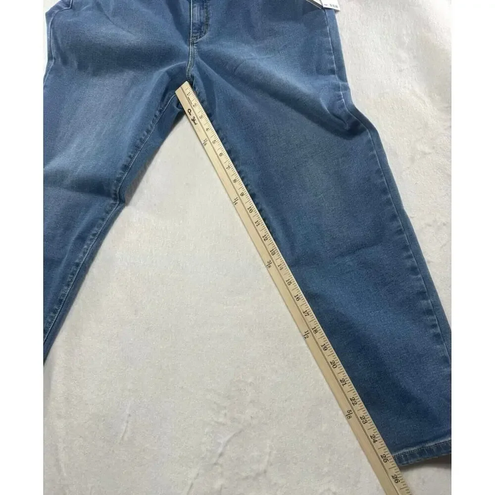Michael Kors Selma Cali Blu Wash Skinny Ankle Size 12